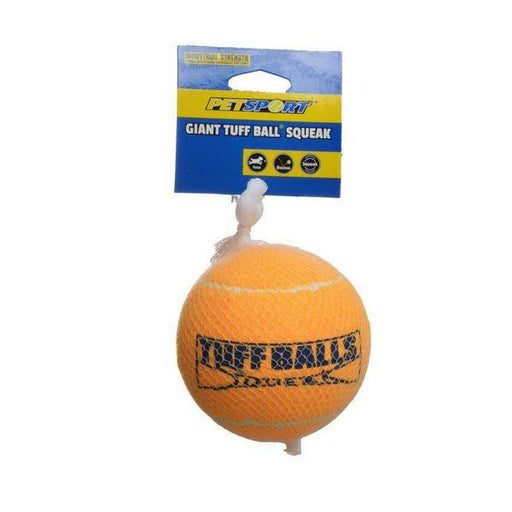 Petsport USA Tuff Ball Squeak Dog Toy - Giant - 1 Pack - (4" Diameter Ball) - Giftscircle