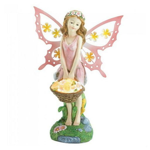 Pink Fairy Solar Garden Statue - Giftscircle