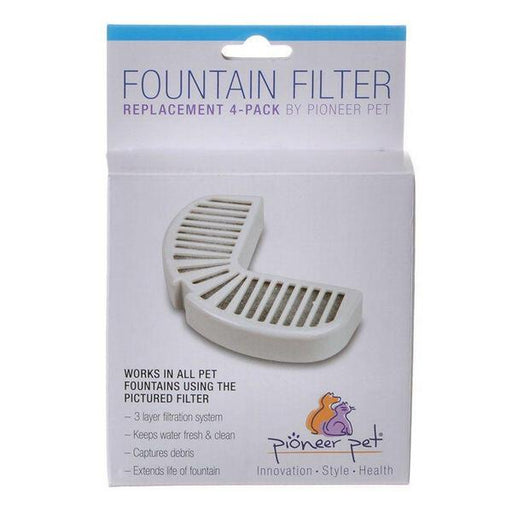 Pioneer Replacement Filters for Stainless Steel and Ceramic Fountains - 4 Pack - Giftscircle