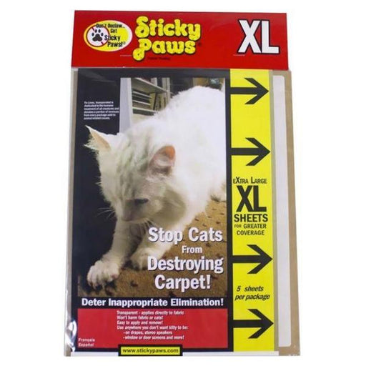 Pioneer Sticky Paws XL Sheets - 5 Pack - (9"L x 12"W) - Giftscircle