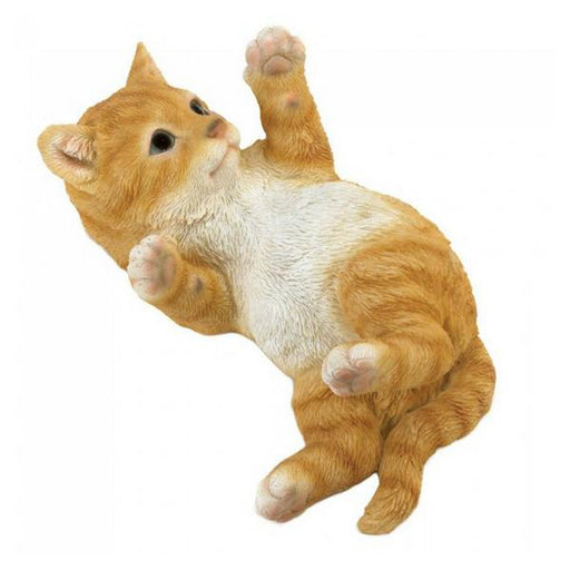 Playful Orange Kitty Cat Figurine - Giftscircle