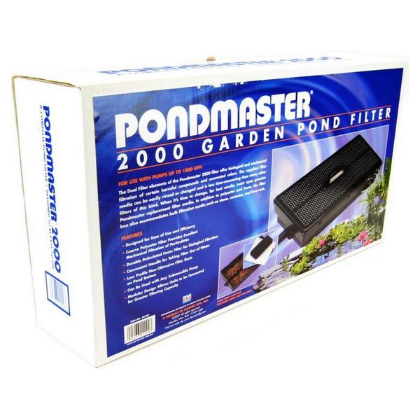 Pondmaster 2000 Garden Pond Filter Only - 1,800 GPH - Up to 2,000 Gallons - Giftscircle