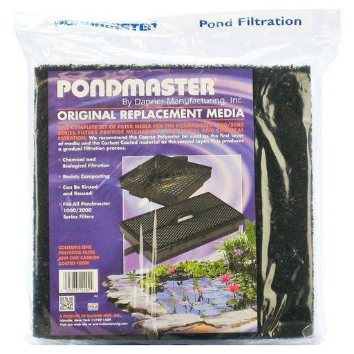 Pondmaster Original Replacement Media - Carbon & Poyester Pads (12" Long x 12" Wide) - Giftscircle