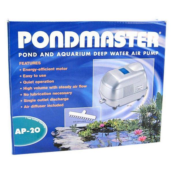 Pondmaster Pond & Aquarium Deep Water Air Pump - AP 20 (2,500 Gallons - 1,700 Cubic Inches per Minute) - Giftscircle