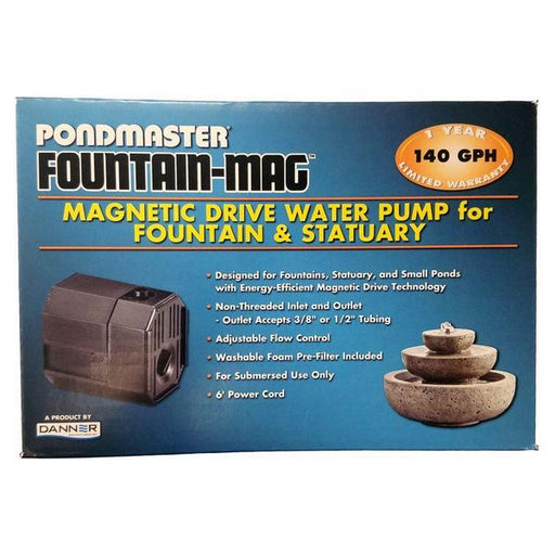 Pondmaster Pond-Mag Magnetic Drive Utility Pond Pump - Model 1.5 (140 GPH) - Giftscircle