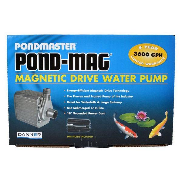 Pondmaster Pond-Mag Magnetic Drive Utility Pond Pump - Model 36 (3600 GPH) - Giftscircle