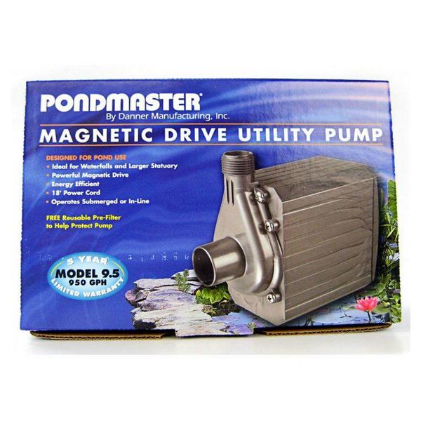 Pondmaster Pond-Mag Magnetic Drive Utility Pond Pump - Model 9.5 (950 GPH) - Giftscircle
