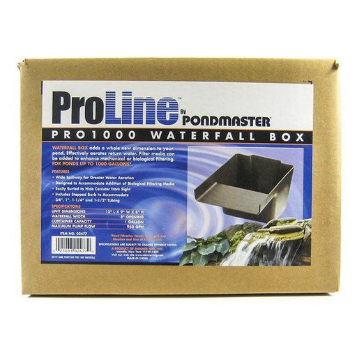 Pondmaster Pro Series Pond Biological Filter & Waterfall - Pro 1000 - (12"L x 9"W x 8"H) - Giftscircle