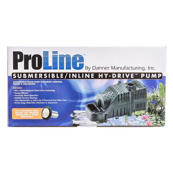 Pondmaster ProLine Submersible/Inline Hy-Drive Pump - 3,200 GPH with 20' Cord - Giftscircle