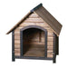 Precision Pet Outback Country Lodge Dog House - Medium - 30"L x 35"W x 32"H - Giftscircle