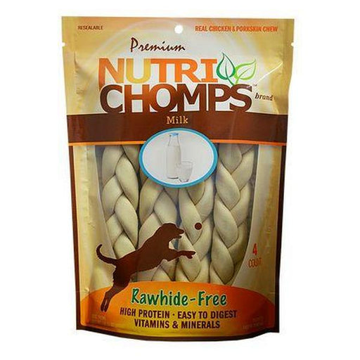 Premium Nutri Chomps Milk Braids - 4 Count - Giftscircle