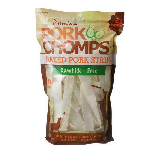 Premium Pork Chomps Baked Pork Strips - 10 oz - Giftscircle