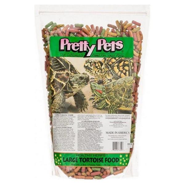 Pretty Pets Large Tortoise Food - 3 lbs - Giftscircle