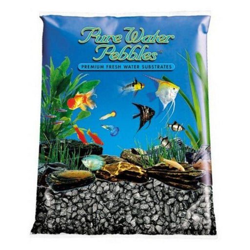 Pure Water Pebbles Aquarium Gravel - Black Frost - 5 lbs (8.7-9.5 mm Grain) - Giftscircle