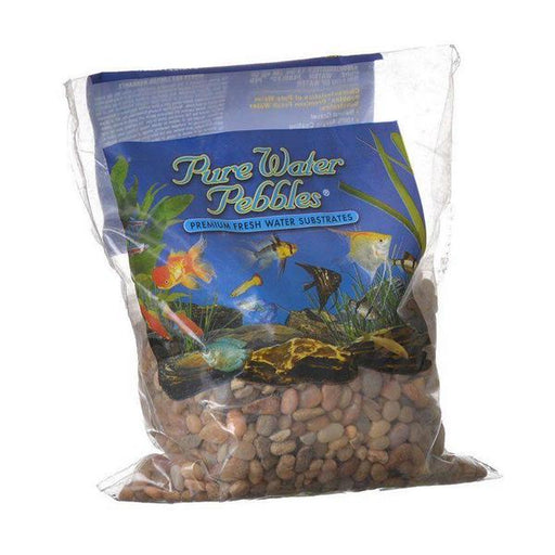 Pure Water Pebbles Aquarium Gravel - Cumberland River Gems - 2 lbs (6.3-9.5 mm Grain) - Giftscircle
