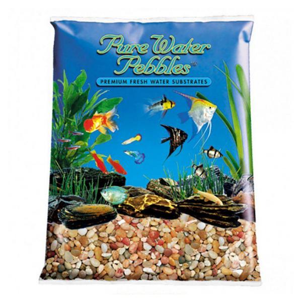 Pure Water Pebbles Aquarium Gravel - Cumberland River Gems - 25 lbs (6.3-9.5 mm Grain) - Giftscircle