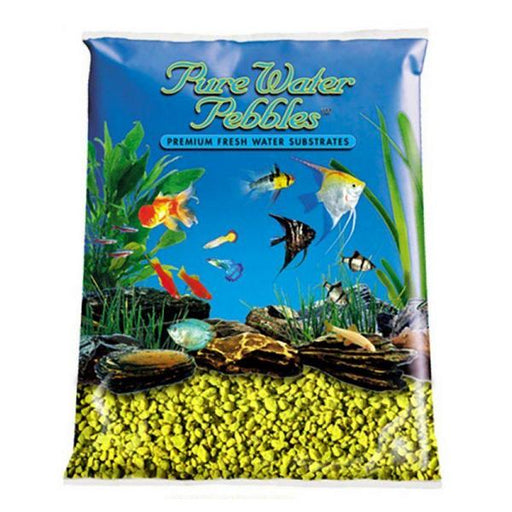 Pure Water Pebbles Aquarium Gravel - Daffodil - 25 lbs (3.1-6.3 mm Grain) - Giftscircle