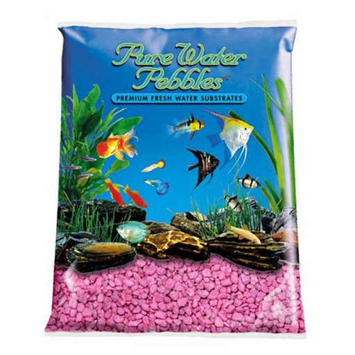 Pure Water Pebbles Aquarium Gravel - Primrose Pink - 5 lbs (3.1-6.3 mm Grain) - Giftscircle