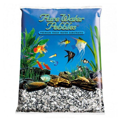 Pure Water Pebbles Aquarium Gravel - Silver Mist - 5 lbs (6.3-9.5 mm Grain) - Giftscircle