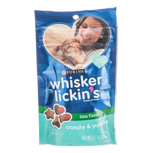 Purina Whisker Lickin's Crunch Lovers Tuna Flavored Cat Treats - 1.7 oz - Giftscircle