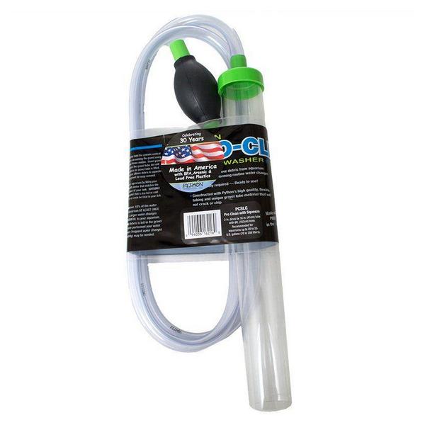 Python Pro-Clean Gravel Washer & Siphon Kit with Squeeze - Large - Aquariums 20-55 Gallons - (16"L x 2"D) - Giftscircle