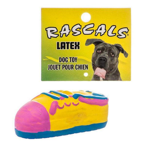 Rascals Latex Small Tennis Shoe Dog Toy - 3.5" Long - Giftscircle