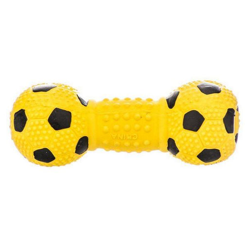 Rascals Latex Soccer Ball Dumbbell Dog Toy - Blue - 5.5" Long - Giftscircle