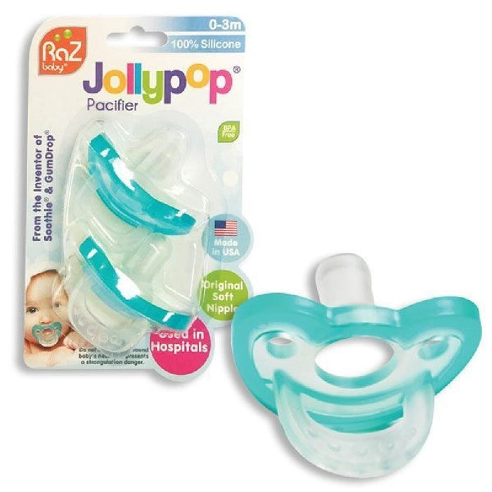 RaZbaby Silicone Jollypop Pacifier - Giftscircle