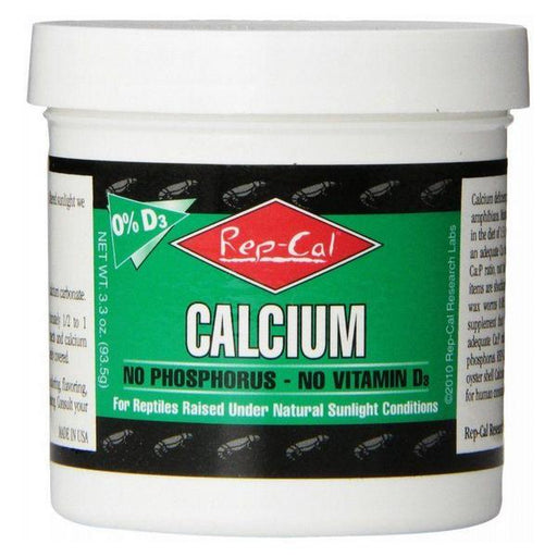 Rep Cal Phosphorus Free Calcium without Vitamin D3 - Ultrafine Powder - 3.3 oz - Giftscircle