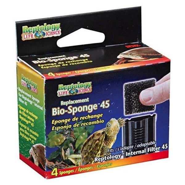 Reptology Internal Filter 45 Replacement Bio Sponge - 4 count - Giftscircle