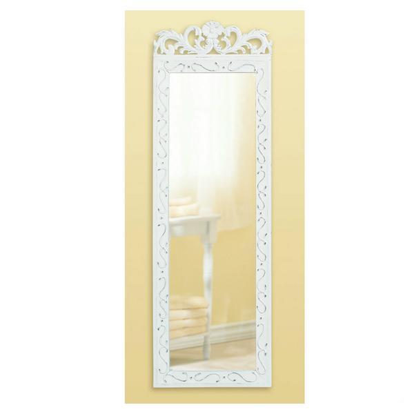 Romantic Scrolled Wood Wall Mirror - Giftscircle