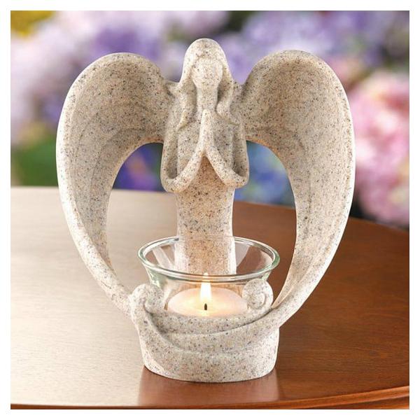 Sand-Look Angelic Candle Holder - Giftscircle