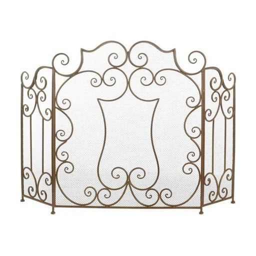 Scrolled Fireplace Screen - Giftscircle