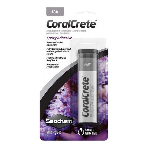 Seachem CoralCrete Gray Epoxy Adhesive - 2 oz - Giftscircle