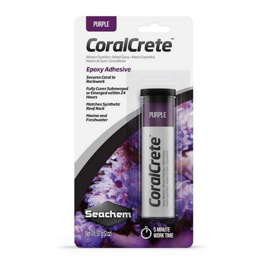Seachem CoralCrete Purple Epoxy Adhesive - 2 oz - Giftscircle