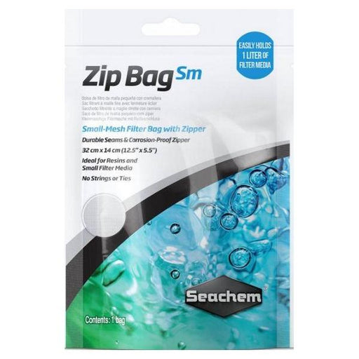 Seachem Small Mesh Zip Bag - 1 count (12.5"L x 5.5"W) - Giftscircle