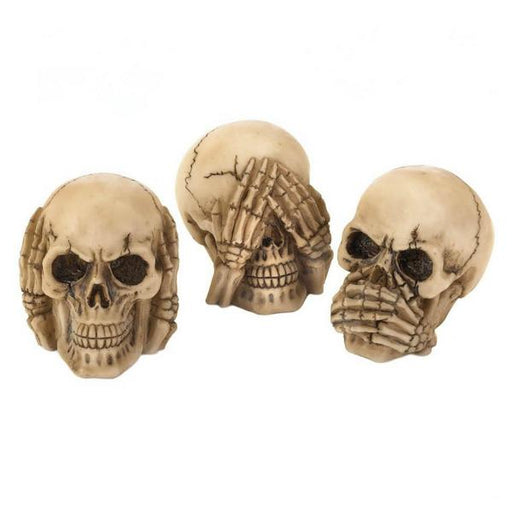 See, Hear, Speak No Evil Skull Set - Giftscircle