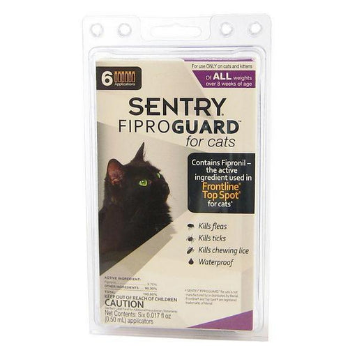 Sentry FiproGuard for Cats - 6 Doses - Giftscircle