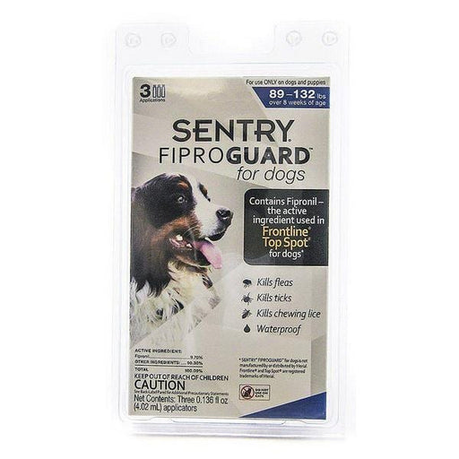 Sentry FiproGuard for Dogs - Dogs 89-132 lbs (3 Doses) - Giftscircle