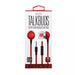 Sentry Stereo Earbuds with Mic - Blue - Giftscircle