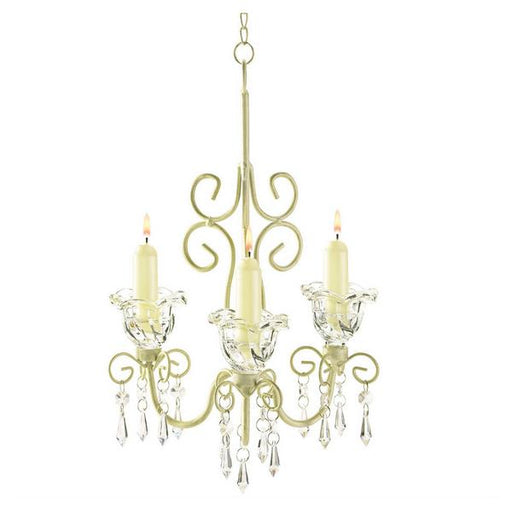 Shabby Chic Scroll Candle Chandelier - Giftscircle