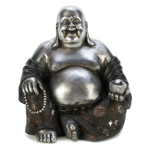 Silver and Black Buddha - Giftscircle