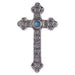 Silver and Turquoise Wall Cross - Giftscircle