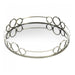 Silver Circles 12-inch Mirror Tray - Giftscircle