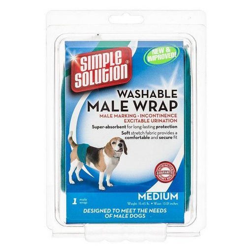 Simple Solution Washable Male Wrap - Medium (Dogs 8-35 lbs) - Giftscircle