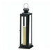 Sleek Candle Lantern with Star Cutouts - 12 inches - Giftscircle