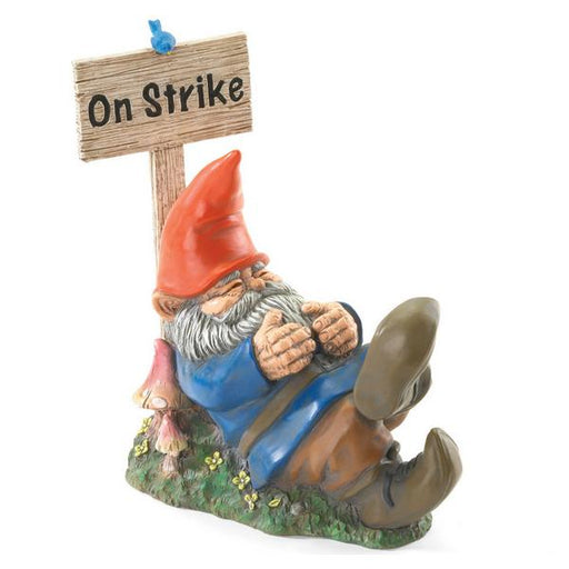 Sleeping Gnome On Strike - Giftscircle