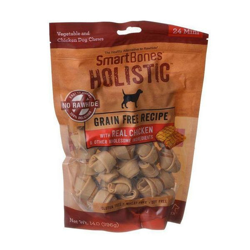 SmartBones Holistic Dog Chews - Chicken - Mini - 24 Pack - (Dogs 5-10 lbs) - Giftscircle