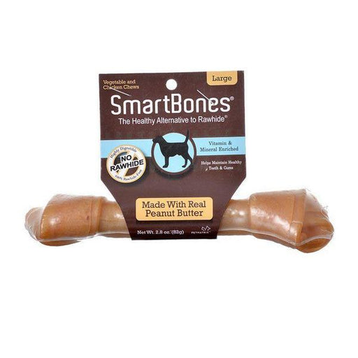 SmartBones Peanut Butter Dog Chews - Large - 6.5" Long - Dogs over 40 lbs (1 Pack) - Giftscircle