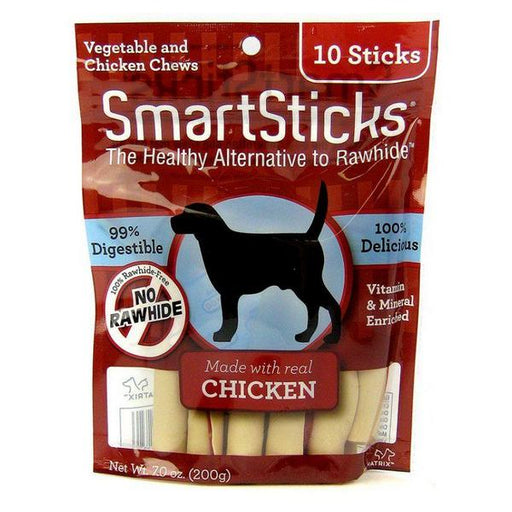 SmartBones SmartChips - Chicken & Vegetable Dog Chews - 3" Chips (10 Pack) - Giftscircle